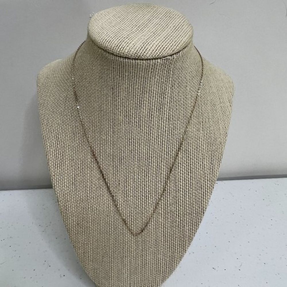 Origami Owl Necklace Chain‎ Gold Tone 16 17 Inch Thin Link Dainty